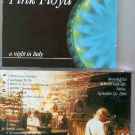Pink Floyd – A Night In Italy  ( 2 CD SET )  ( September 13th ,  1994, Torino,  Italy )