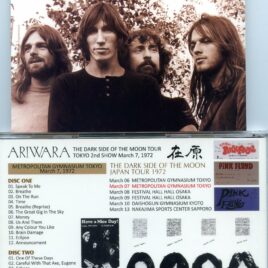 Pink Floyd – Ariwara Tokyo 2nd Show ( 2 CD ) ( Shakuntala ) ( Metropolitan Gimnasium , Tokyo , Japan , March 7th , 1972 )