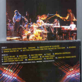 Pink Floyd – Carefully Obscured Sun Echoes Dark Moon Days ( 2 cd set ) ( Boston , March 14th , 1973 )
