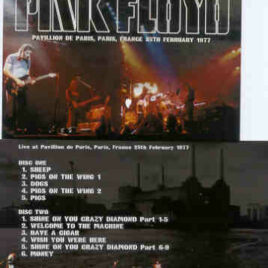 Pink Floyd – Charade ( 2 cd set )( SIGMA ) ( Pavillion de Paris , France , February 25th 1977 )