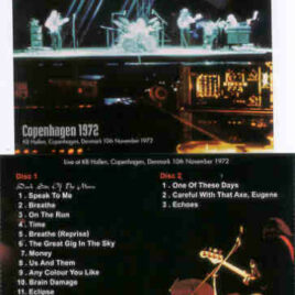 Pink Floyd – Copenhagen 1972 ( 2 CD SET )( SIRENE ) ( KB Hallen , Denmark , Nov 10th , 1972 )