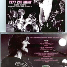 Pink Floyd – Dortmund 1977  2nd Night ( 2 CD SET ) ( SIGMA ) ( Westfalenhalle , West Germany , January  24th , 1977 )