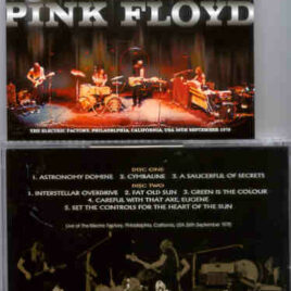 Pink Floyd – Electric Factory ( 2 CD SET ) ( SIRENE ) ( Philadelphia , CA , USA , September 26th , 1970 )