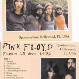 Pink Floyd – Florida , April 15th , 1972 ( 2 CD SET ) ( Sportatorium , Hollywood , FL , USA )