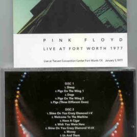 Pink Floyd – Live At Forth Worth 1977 ( 2 cd set ) ( January 3rd 1977 , Ft Worth , TX , USA )