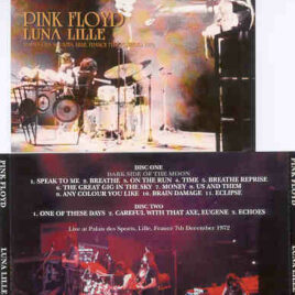 Pink Floyd – Luna Lille ( 2 cd set ) ( SIGMA ) ( Palais Des Sports , Lille , France , December 7th , 1972 )