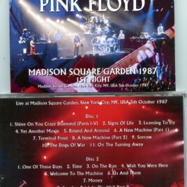 Pink Floyd – Madison Square Garden 1987 1st Night ( 2 CD SET ) ( Amity ) ( MSG, New York City, MY, USA, October 5th, 1987 )