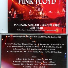 Pink Floyd – Madison Square Garden 1987 3rd Night ( 2 CD SET ) ( Amity ) ( MSG, New York City, MY, USA, October 7th, 1987 )