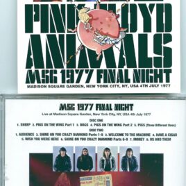 Pink Floyd – MSG 1977 Final Night ( SIGMA )( 2 CD SET ) ( Madison Square Garden, New York City, NY, USA, July 4th, 1977 )
