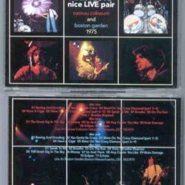 Pink Floyd – Nice LIVE Pair ( 4 CD SET )  ( Highland ) ( June 17th & 18th , 1975 in New York & Boston , USA )