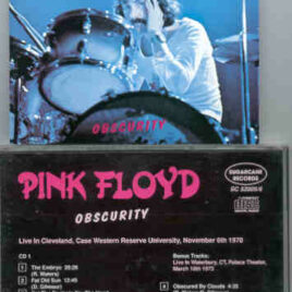 Pink Floyd – Obscurity  ( 2 cd set )  ( Case Western reserve University , Cleveland , USA , Nov 6th , 1970 )