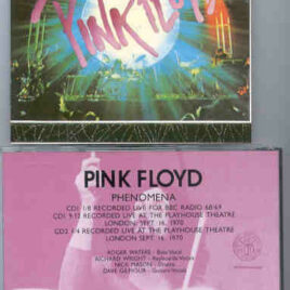 Pink Floyd – Phenomena  ( 2 CD SET ) ( BBC Radio 68/69 + Playhouse Theater , London , UK , Sept 16th , 1970 )