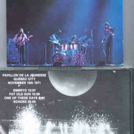 Pink Floyd – Quebec  City 1971 ( Pavillon De La Jeunesse , Quebec , Canada , November 10th , 1971 )