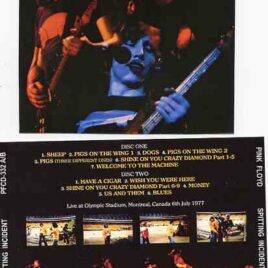 Pink Floyd – Spitting Incident ( 2 CD SET ) ( Olympic Stadium , Montreal , Canada , July 6th , 1977 )