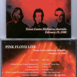 Pink Floyd – Tennis Centre Melbourne ( 2 CD SET ) ( Tennis Centre Melbourne , Australia , Feb 19th , 1988 )
