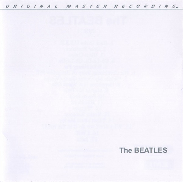 The Beatles – White Album (MFSL Vinyl Transfer) The Beatles – White Album (MFSL Vinyl Transfer)