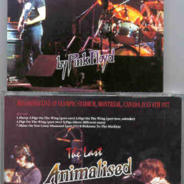 Pink Floyd – The Last Animalized  ( 2 CD SET ) ( Highland ) ( Olympic Stadium , Montreal , Canada , July 6th , 1977 )