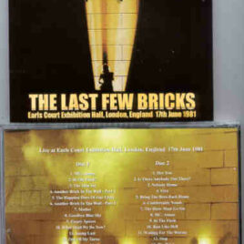 Pink Floyd – The Last Few Bricks ( 2 cd  set )  ( SIRENE ) ( Earls Court , London , UK , June 17th , 1981 )