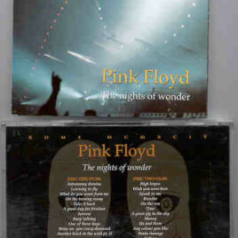 Pink Floyd – The Nights Of Wonder  ( 2 CD SET ) ( Live at Rome Cinecitta , Rome , Italy , Sep 19th & 21st , 1994 )