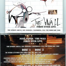Pink Floyd – The Wall First Ever Live ( 2 cd set ) ( SIGMA ) ( Sports Arena, LA, California, USA, February 7th, 1980 )
