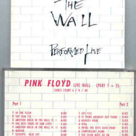 Pink Floyd – The Wall Performed Live ( 2 cd set )  ( Silver Rarities ) ( Earl’s Court ,  August 6th , 1980 )