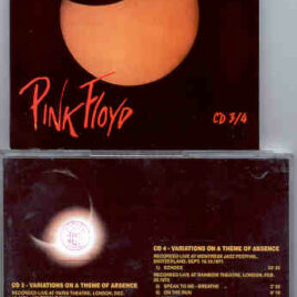 Pink Floyd – Variation On A Theme Of Absence Vol 3 & 4  ( 2 CD SET ) ( Live 1970 – 1972 Europe & Japan )