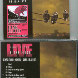 Pink Floyd – Who Was Trained Not To Spit In The Fan ( 2 CD SET ) ( Quebec , Canada , July 6th , 1977 )