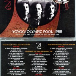 Pink Floyd – Definitive Yoyogi Olympic Pool 1988 ( 6 CD SET ) ( SIGMA ) ( Tokyo, Japan, March 4th, 5th, and 6th, 1988 )
