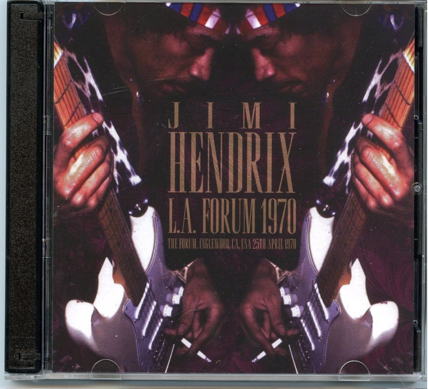JIMI HENDRIX – L.A. Forum 1970 ( 2 cd ) ( The Forum Inglewood, CA, USA, April 25th, 1970 ) front cover JIMI HENDRIX – L.A. Forum 1970 ( 2 cd ) ( The Forum Inglewood, CA, USA, April 25th, 1970 ) front cover