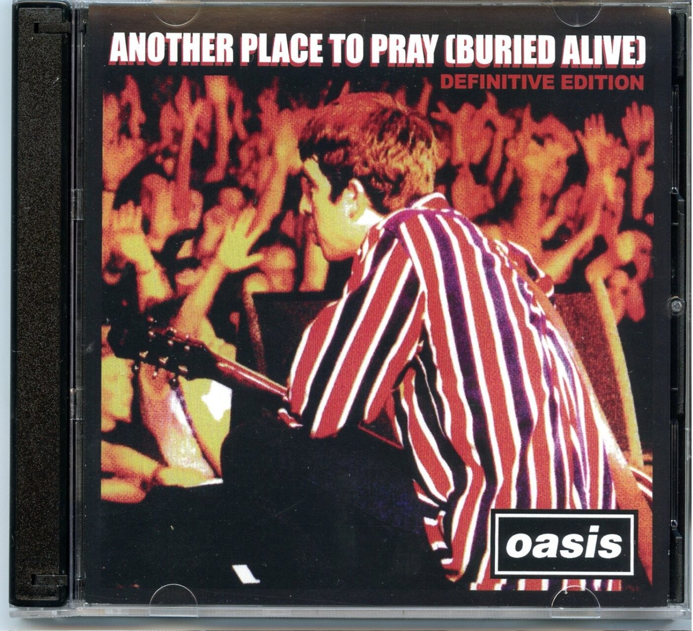 OASIS – Another Place To Pray ( Buried Alive ) Definitive Edition ( 2 CD ) ( Supersonic ) ( Sheffield Arena, Sheffield, UK, April 22nd, 1995 ) front cover OASIS – Another Place To Pray ( Buried Alive ) Definitive Edition ( 2 CD ) ( Supersonic ) ( Sheffield Arena, Sheffield, UK, April 22nd, 1995 ) front cover