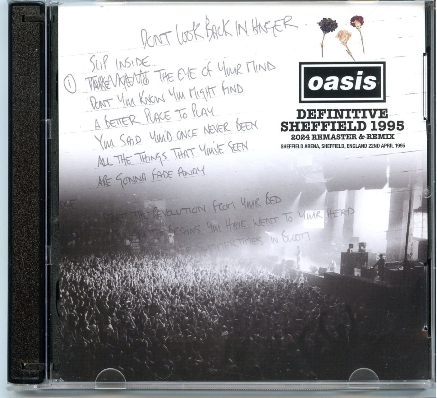 OASIS – Definitive Sheffield 1995 ( 2 CD ) ( WARDOUR ) ( Sheffield Arena, Sheffield, England, April 22nd, 1995 ) front cover