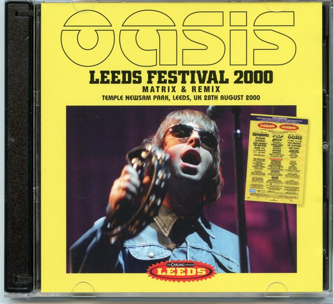 OASIS – Leed Festival 2000 ( 2 CD ) ( WARDOUR ) ( Temple Newsam Park, Leeds, UK, August 28th, 2000 ) front cover OASIS – Leed Festival 2000 ( 2 CD ) ( WARDOUR ) ( Temple Newsam Park, Leeds, UK, August 28th, 2000 ) front cover