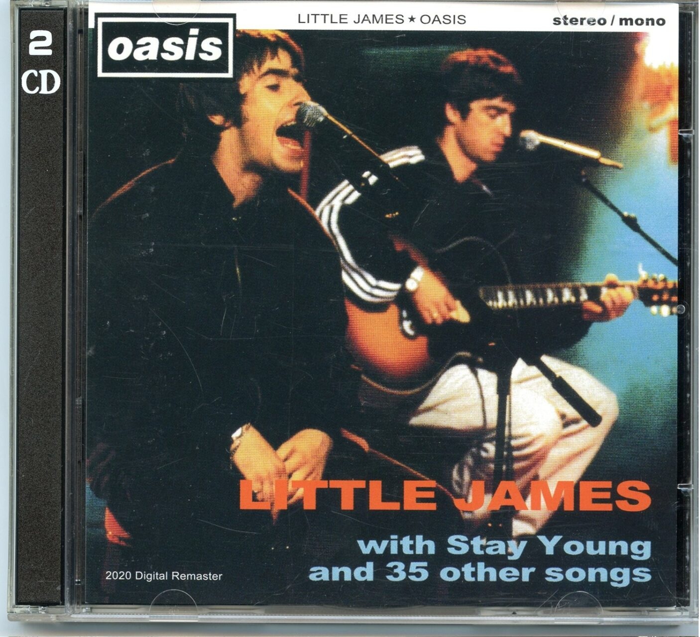 OASIS – Little James ( 2 CD ) ( Supersonic ) ( Original Compilation Album Of Acoustic Sessions ) front cover OASIS – Little James ( 2 CD ) ( Supersonic ) ( Original Compilation Album Of Acoustic Sessions ) front cover