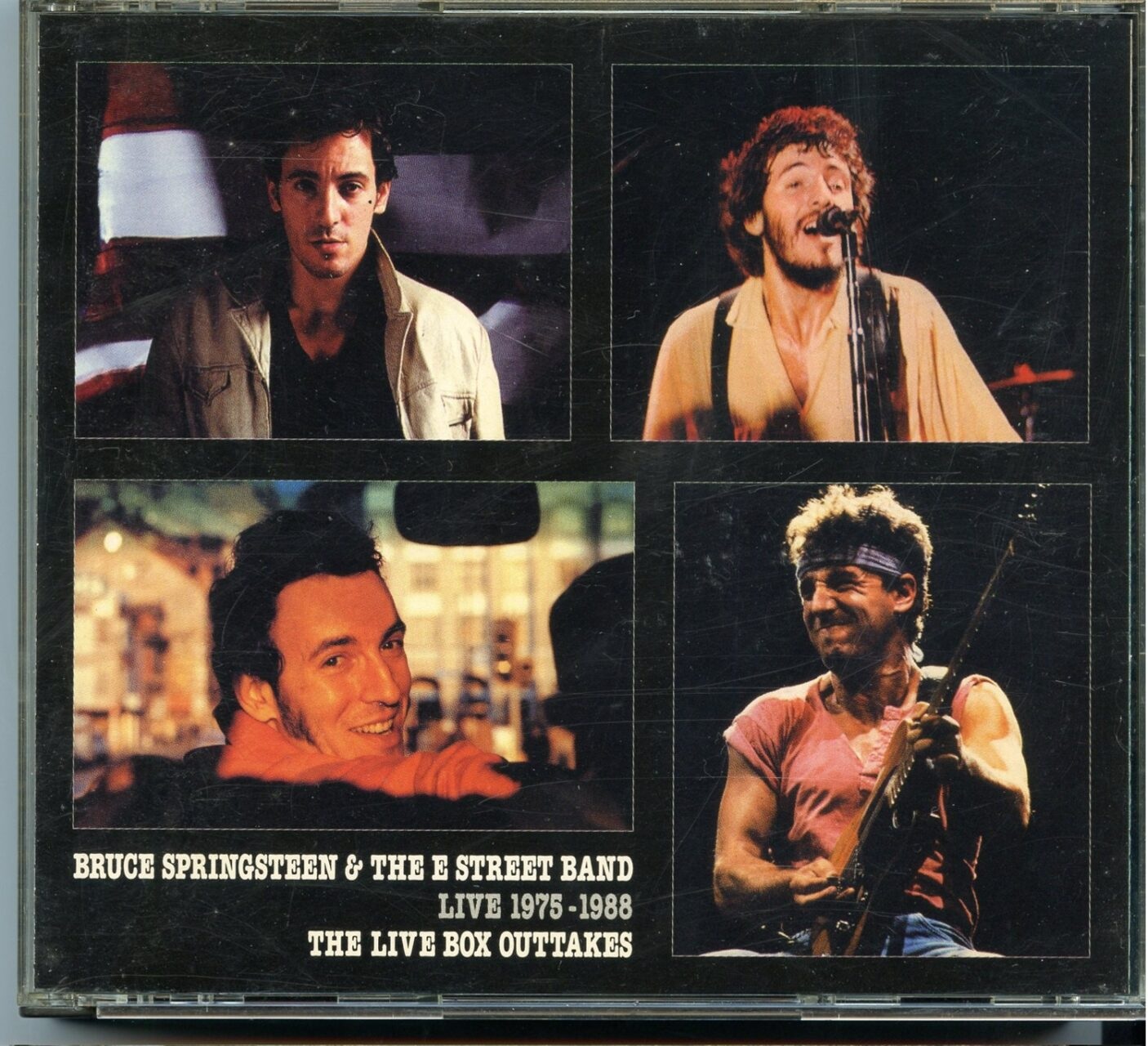 Bruce Springsteen – The Live Box Outtakes ( 4 CD SET ) ( Darkside ) ( Stereo Soundboard Live Takes 1975 – 1988 ) front cover