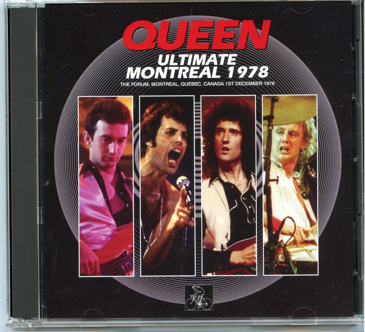 QUEEN – Ultimate Montreal 1978 ( 2 CD SET ) ( Wardour ) ( The Forum, Montreal, Quebec, Canada, December 1st, 1978 ) front cover QUEEN – Ultimate Montreal 1978 ( 2 CD SET ) ( Wardour ) ( The Forum, Montreal, Quebec, Canada, December 1st, 1978 ) front cover