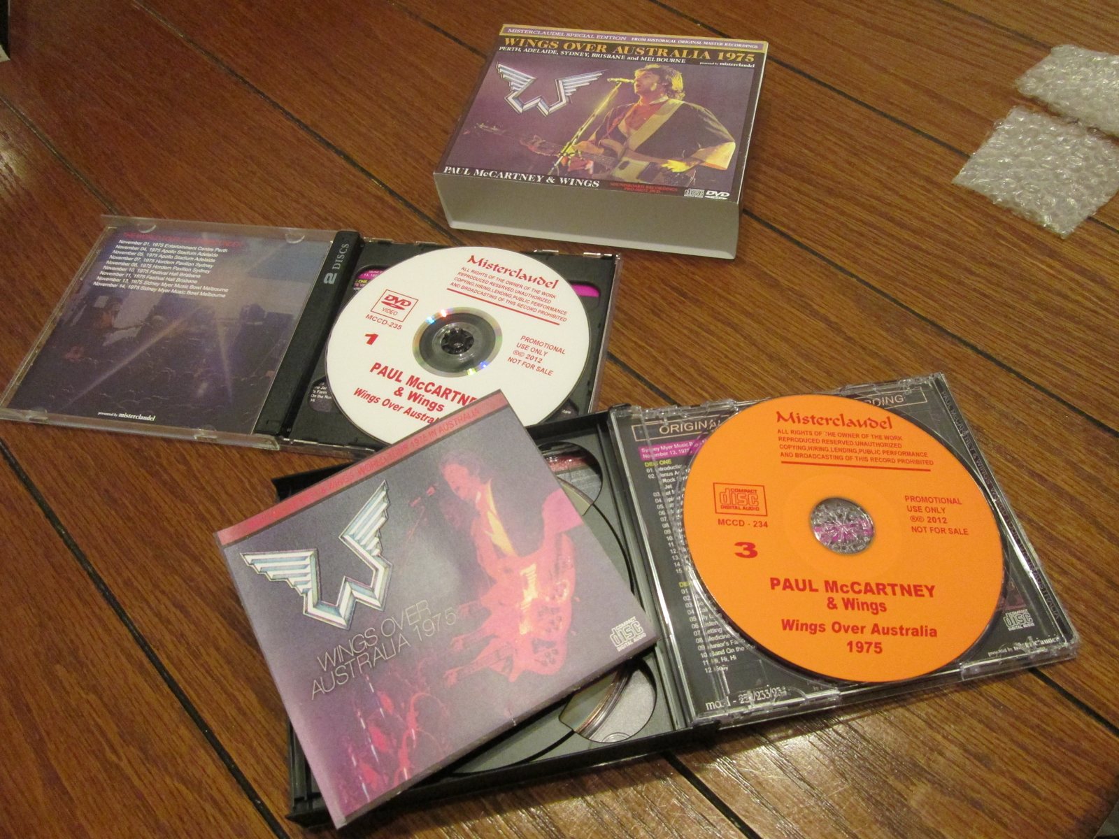 Paul McCartney collector CD package with artwork